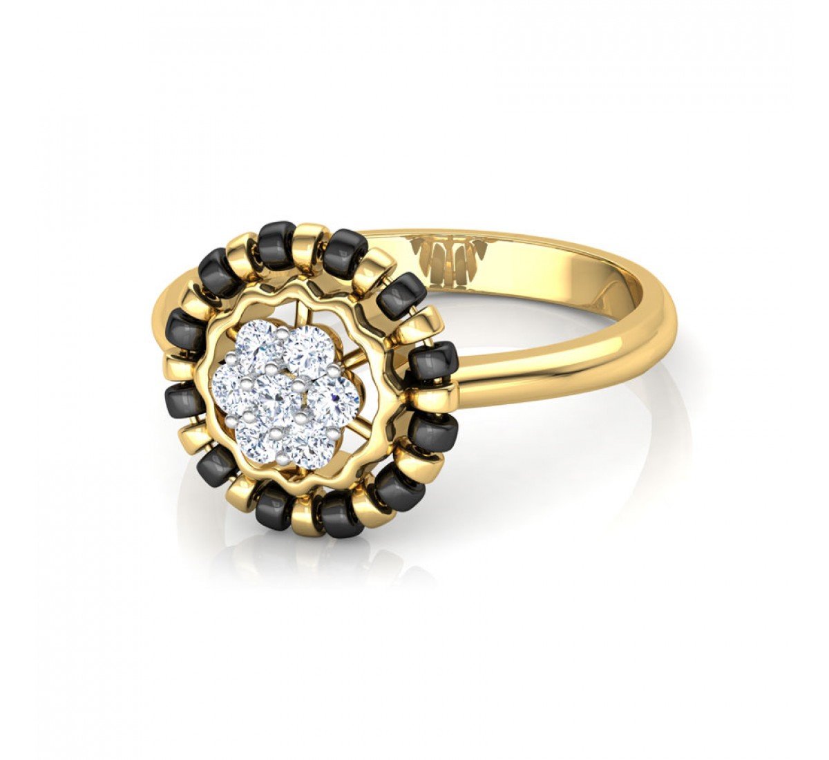 Stefanie Mangalsutra Diamond Ring