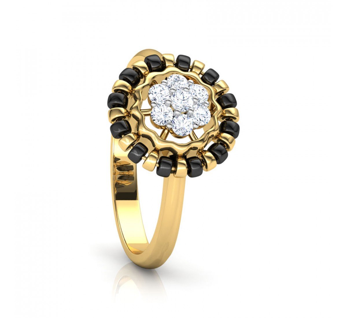 Stefanie Mangalsutra Diamond Ring