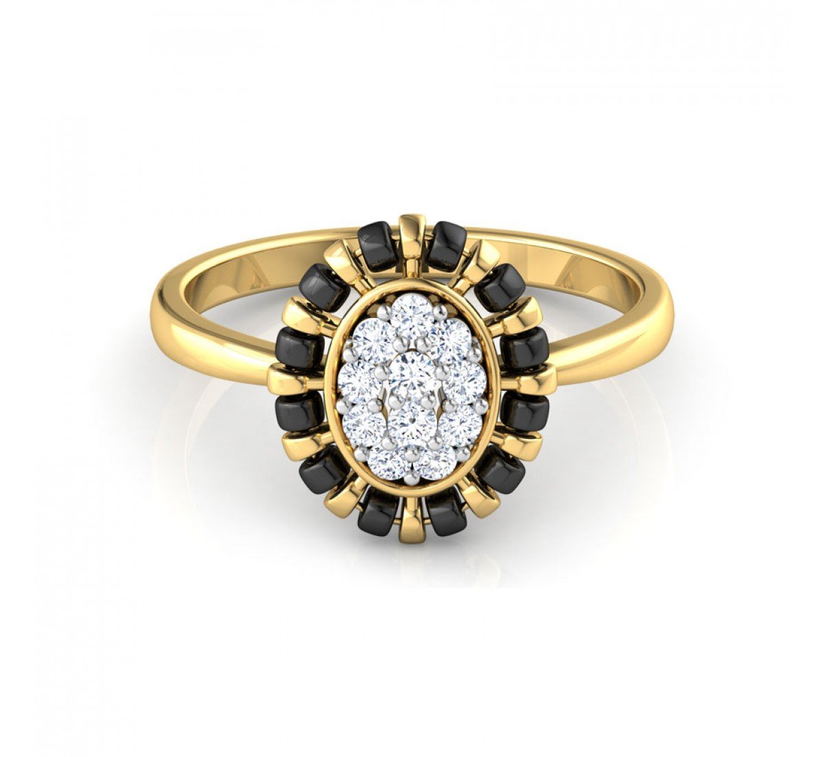 Sacred Mangalsutra Diamond Ring