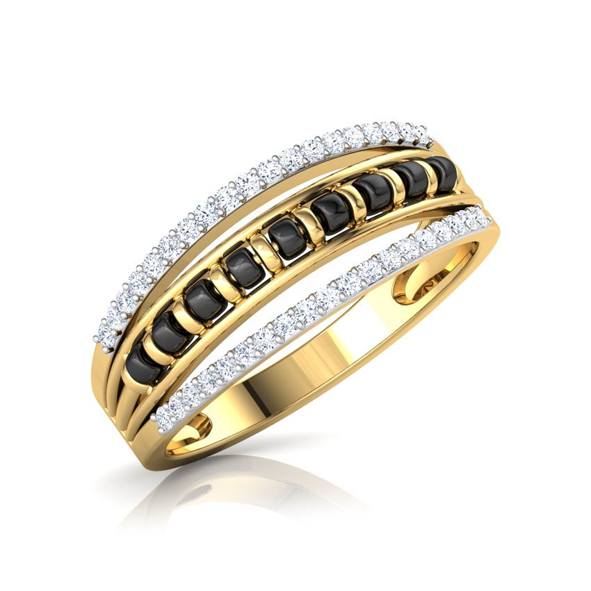 Diamond Mangalsutra Ring | Polestar by Sampat Jewellers Inc.