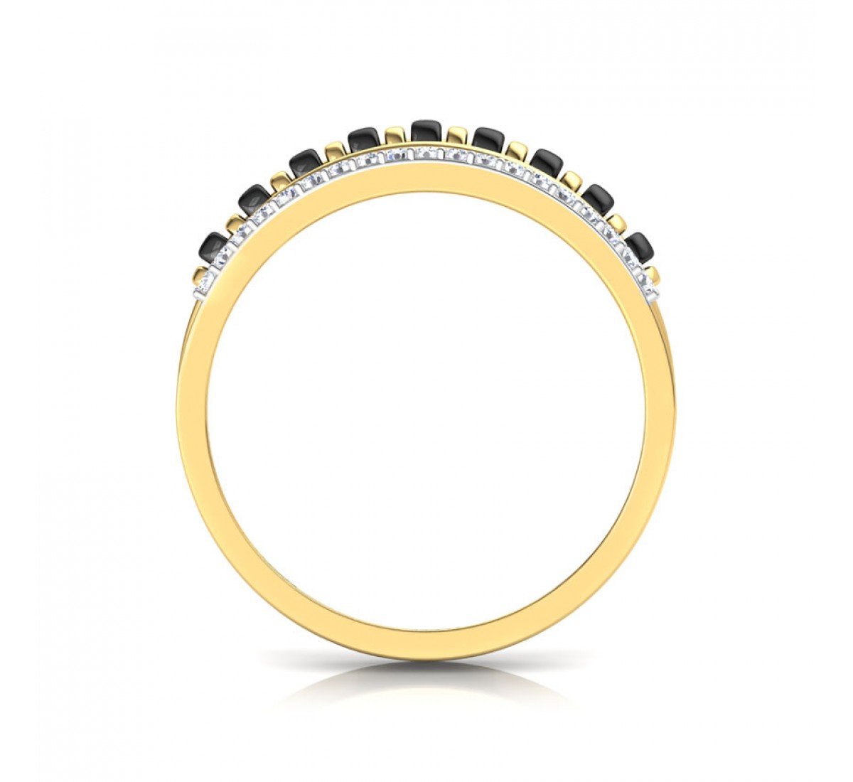 Twined Lisa Mangalsutra Diamond Ring