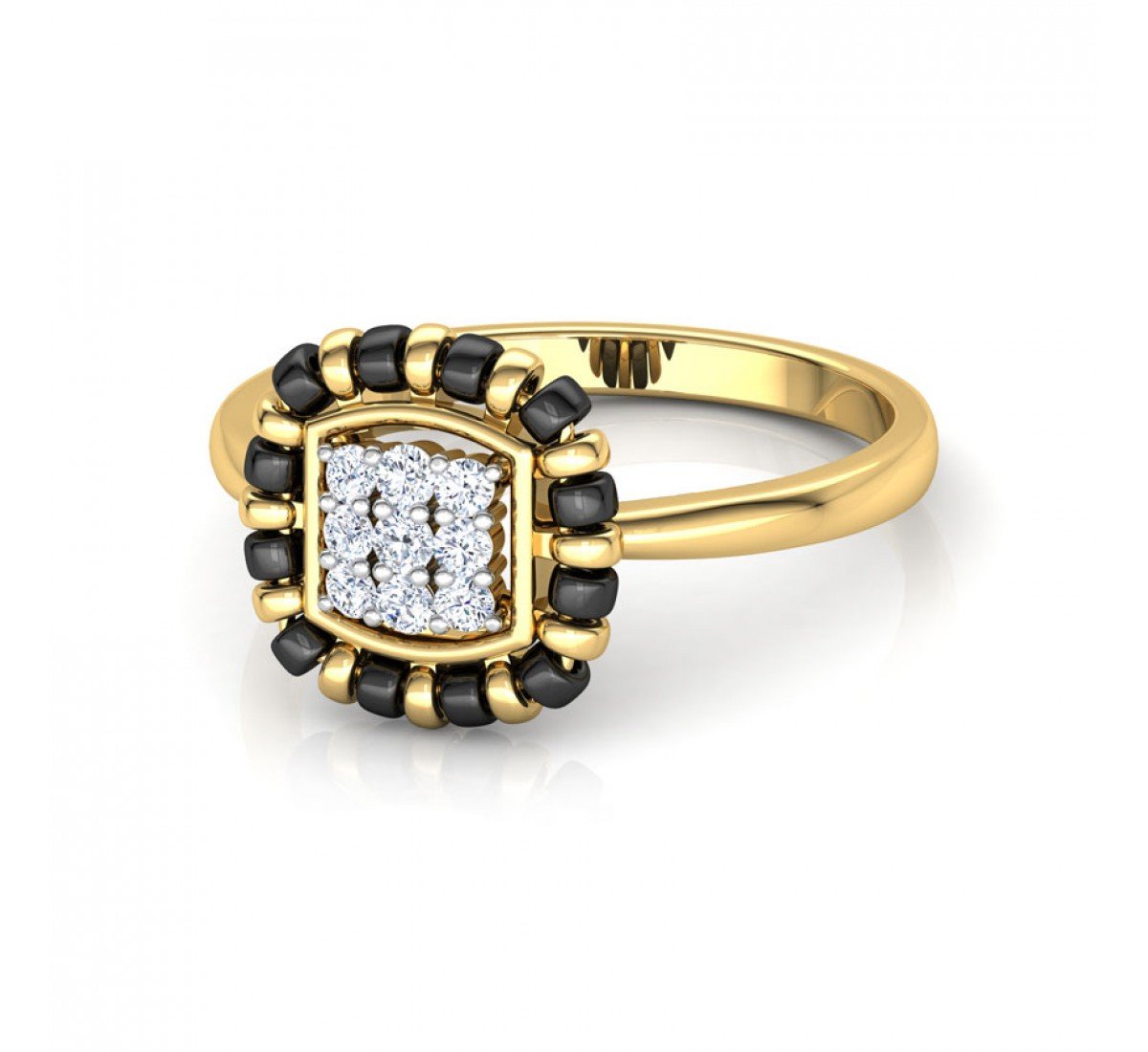 Elegance Mangalsutra Diamond Ring