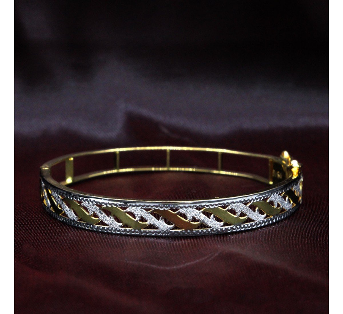 Velvet Twilight Gold Bangles