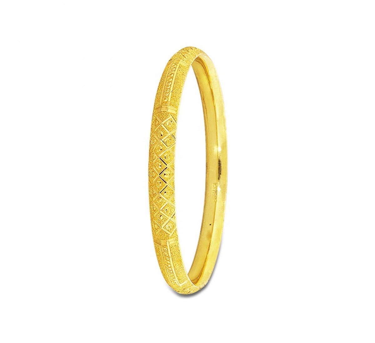 Radiant Livia Charm Gold Bangles