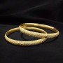 Radiant Livia Charm Gold Bangles