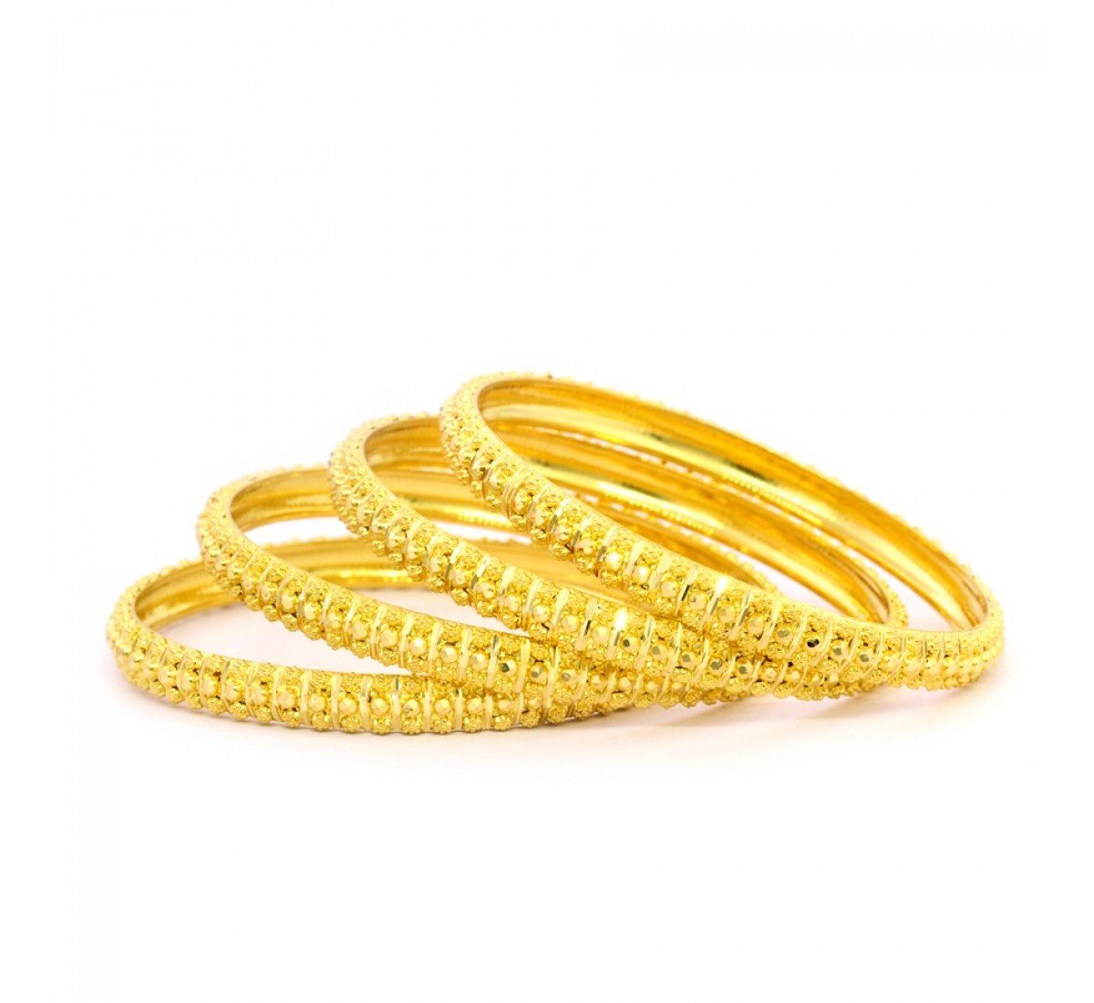 Debonair Serpe Gold Bangles