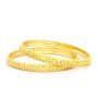 Debonair Serpe Gold Bangles