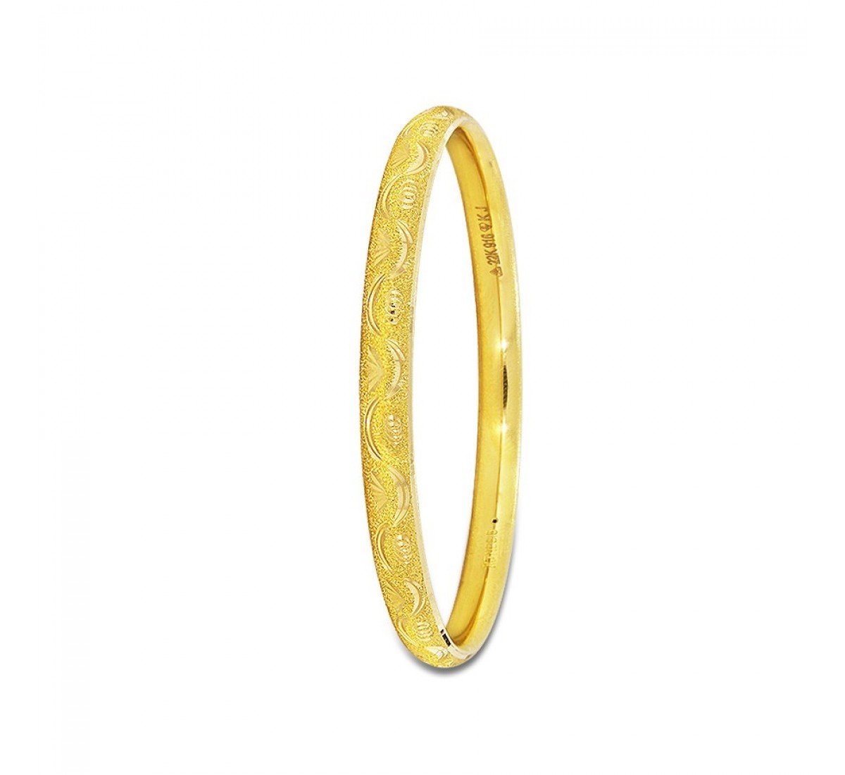 Alaina Bhuvi Gold Bangles