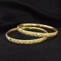 Alaina Bhuvi Gold Bangles