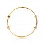 Vortex Artistic Gold Bangles