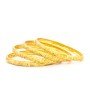 Engraved Lana Gold Bangles