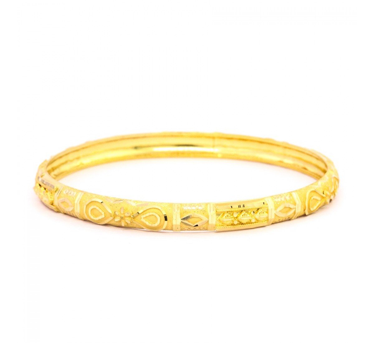 Engraved Lana Gold Bangles