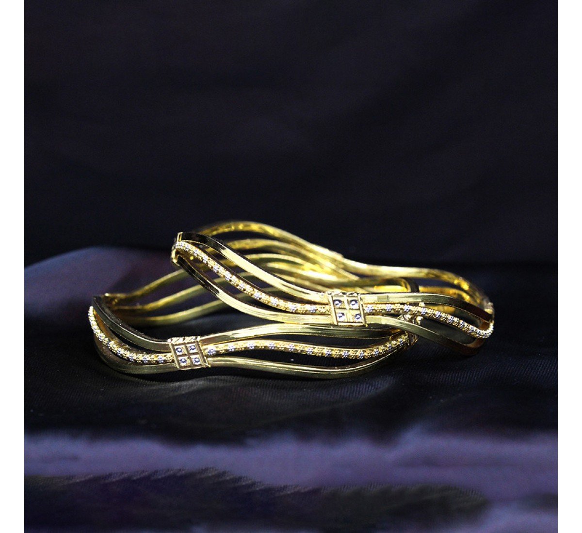 Alene Gold Splendor Bangles