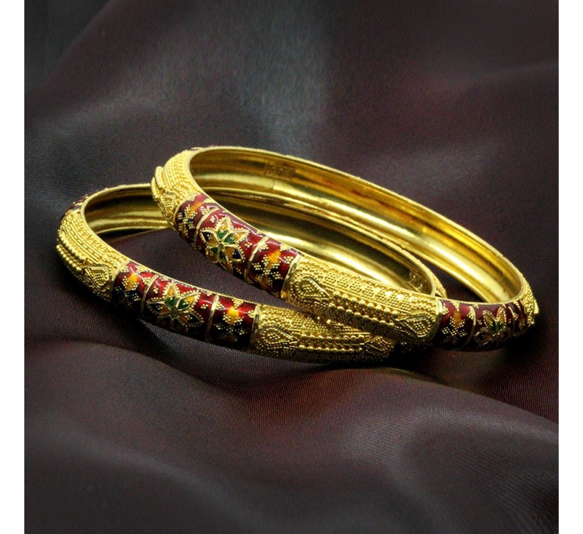 Amorous Alene Gold Bangles