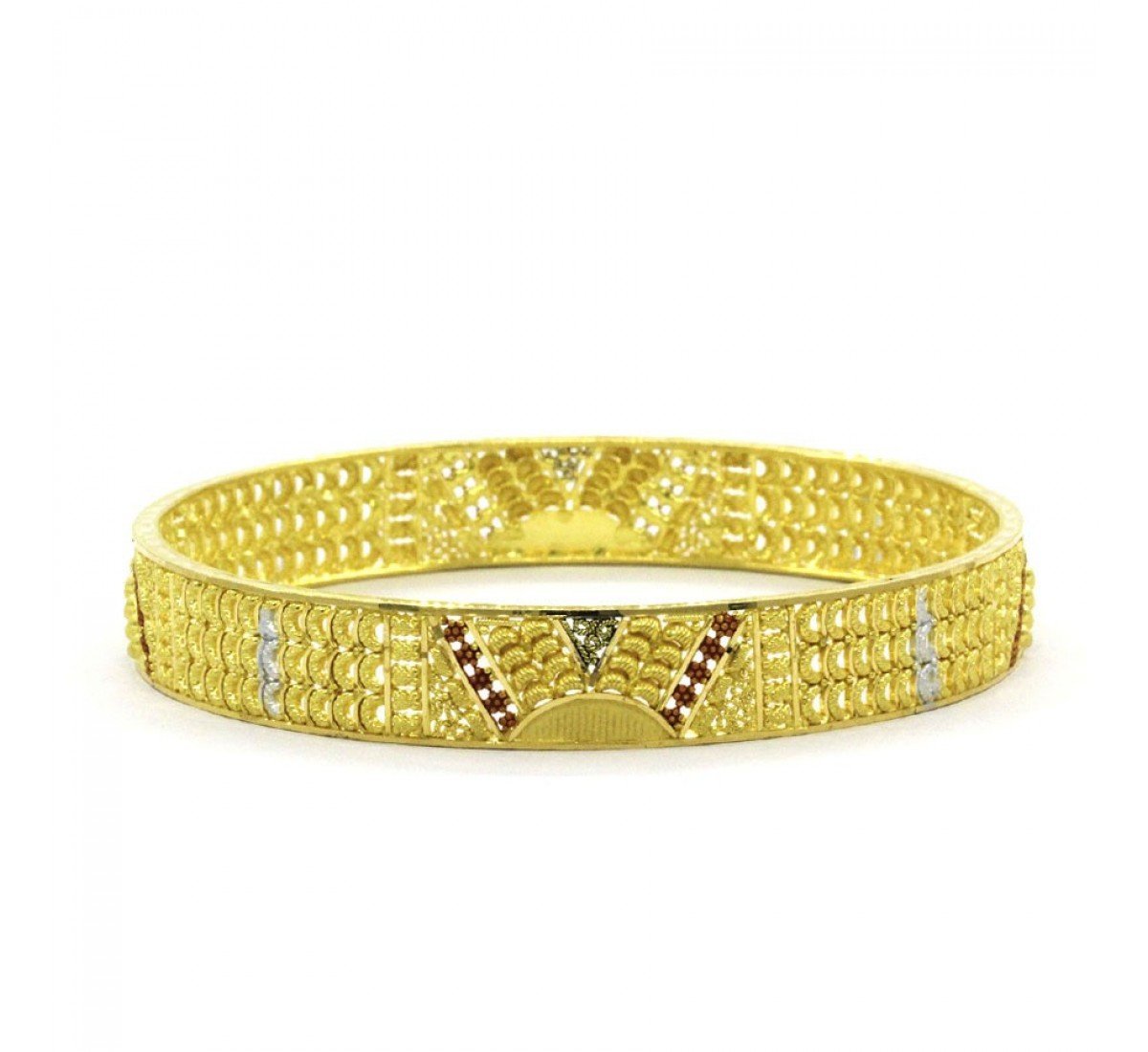 Enthralling Queen Gold Bangles