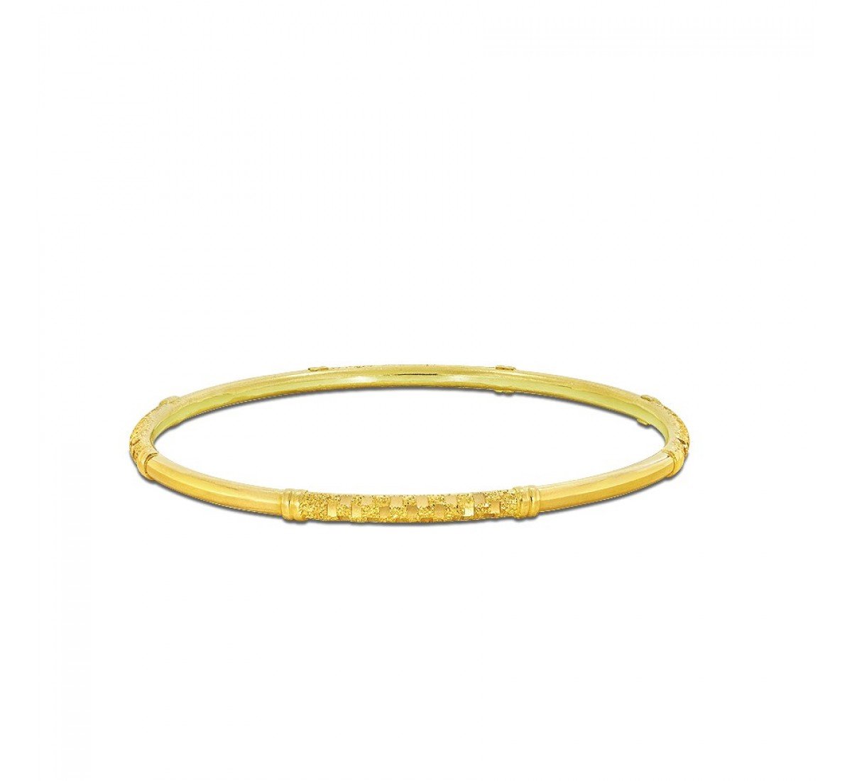 Ethereal Flamboyance Gold Bangles