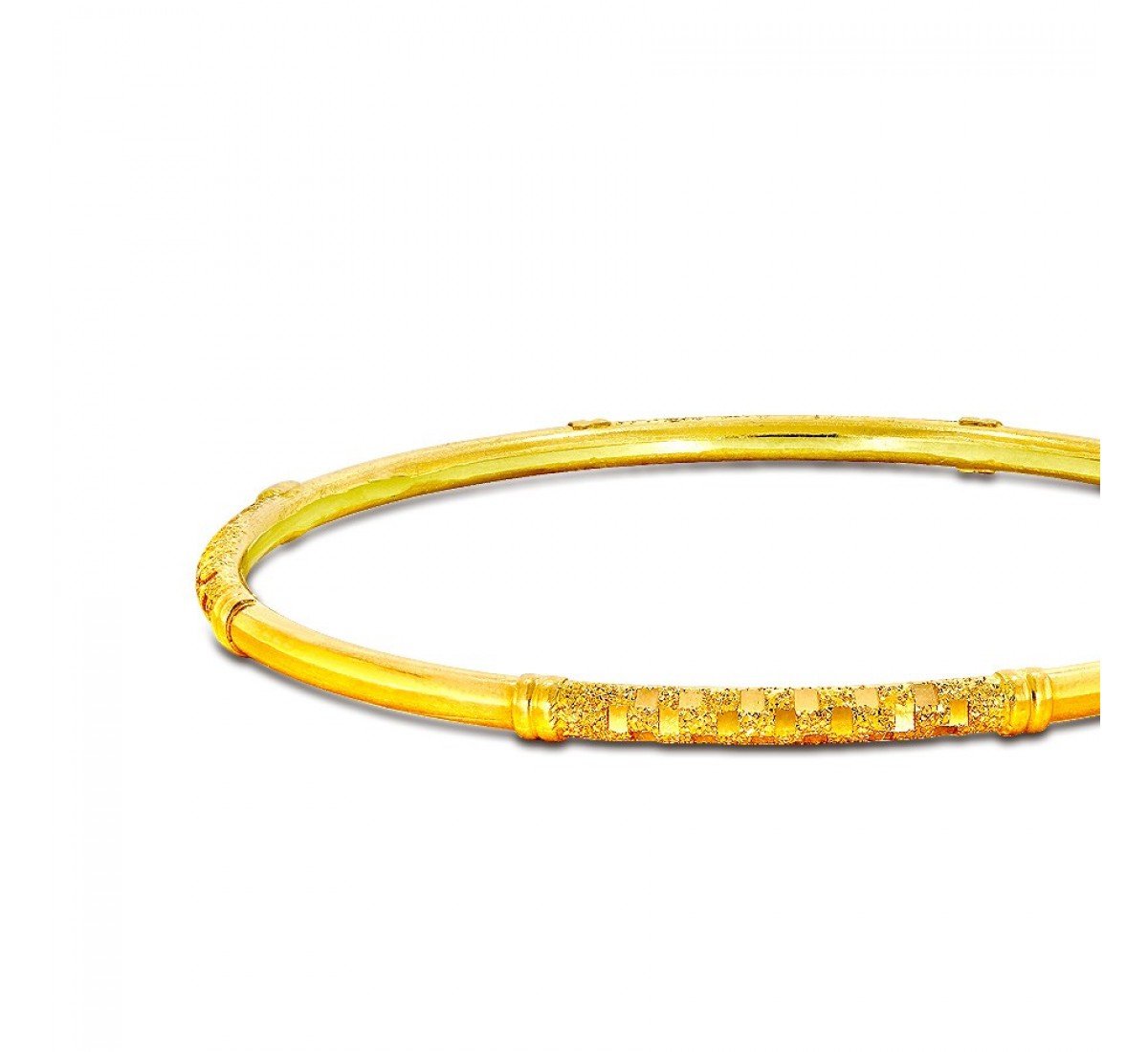 Ethereal Flamboyance Gold Bangles