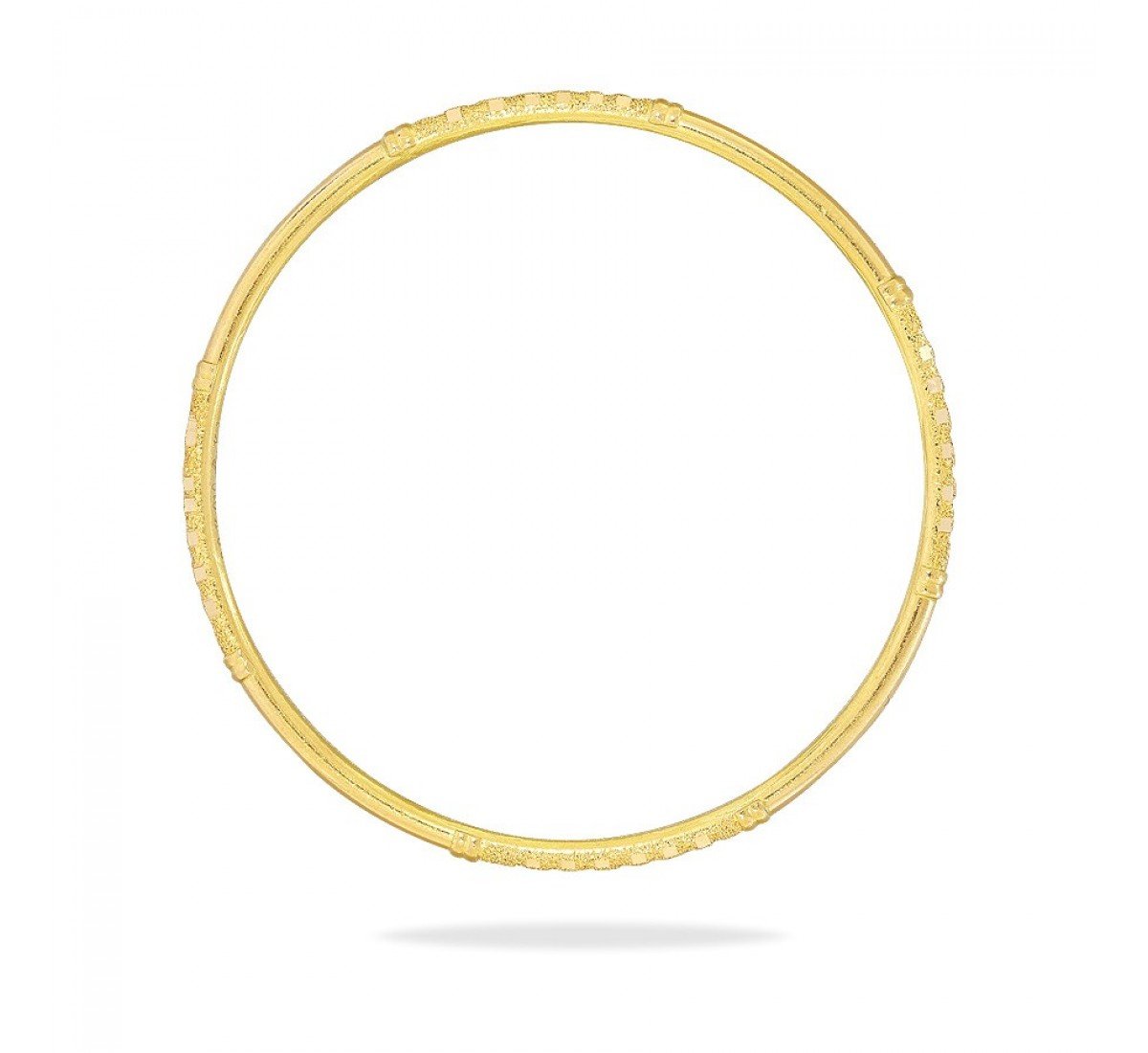 Ethereal Flamboyance Gold Bangles