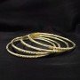 Ethereal Flamboyance Gold Bangles