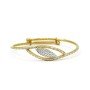 Glimmering Eva Gold Bangles