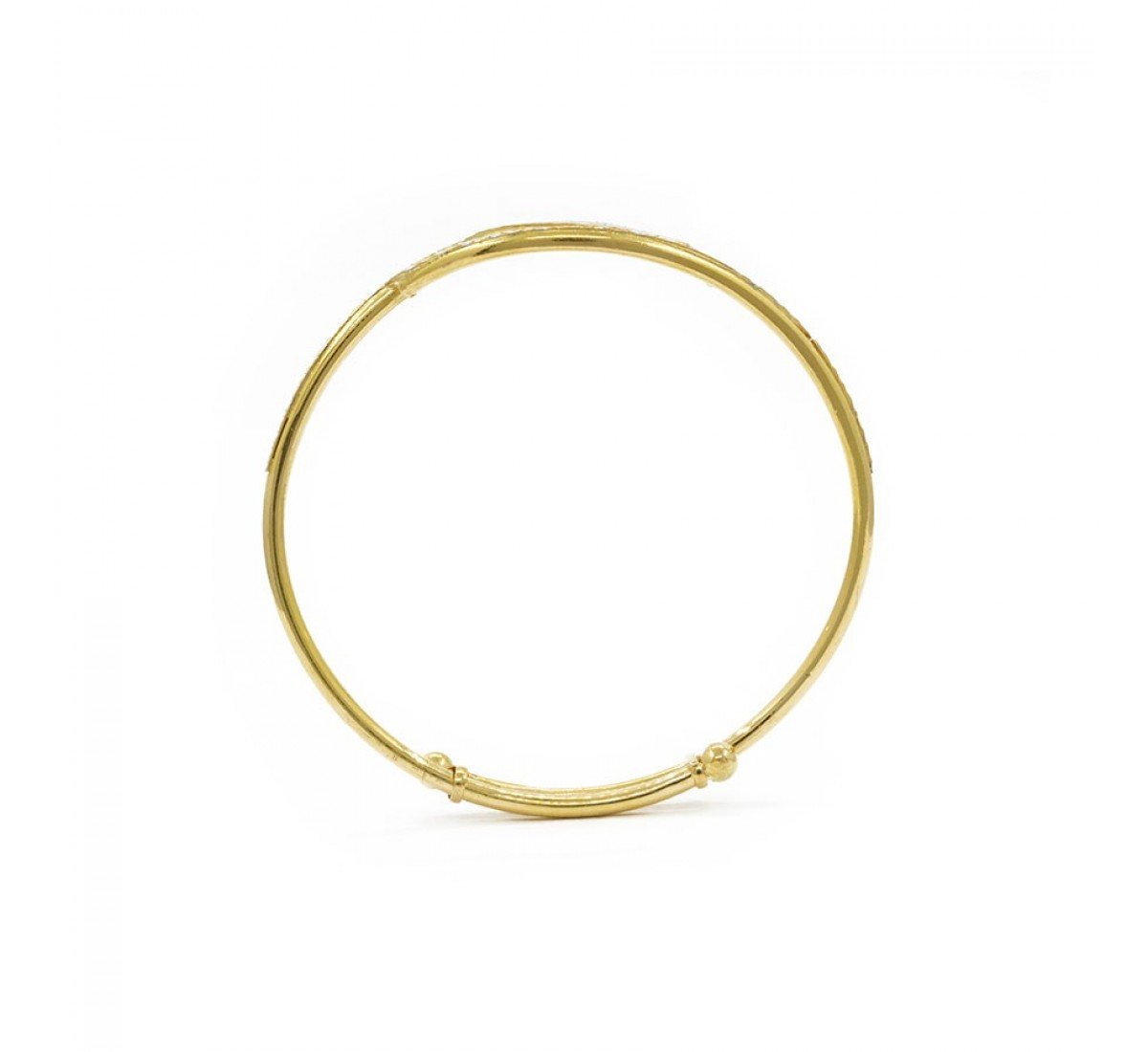 Glimmering Eva Gold Bangles