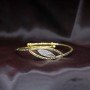 Glimmering Eva Gold Bangles