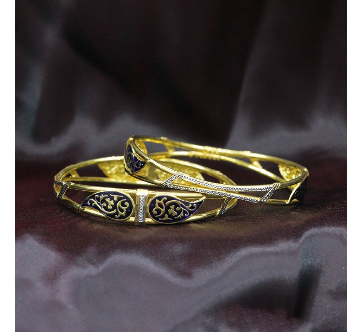 Mridini Isabel Gold Bangles