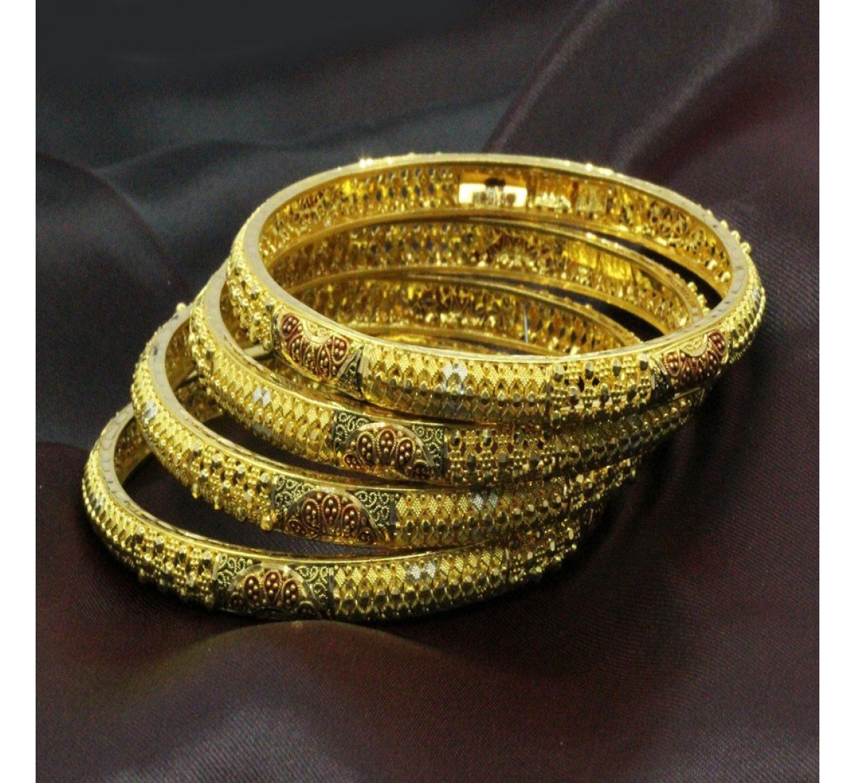 Alios Ranya Gold Bangles