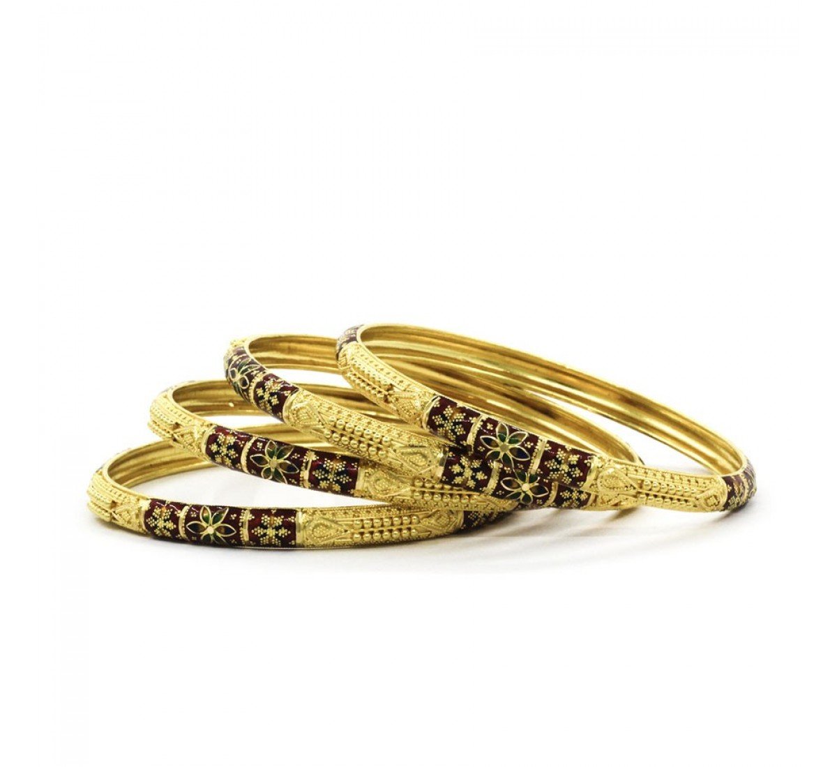 Anastasia Prithika Gold Bangles