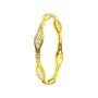 Inspired Evocative Gold Bangles