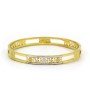 Edgy Hypnotic Gold Bangles