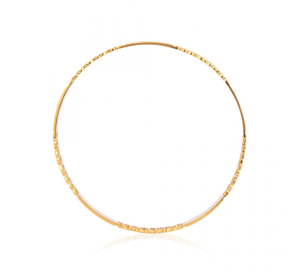 Adorable Gossamer Gold Bangles