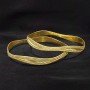 Spiral Garland Gold Bangles