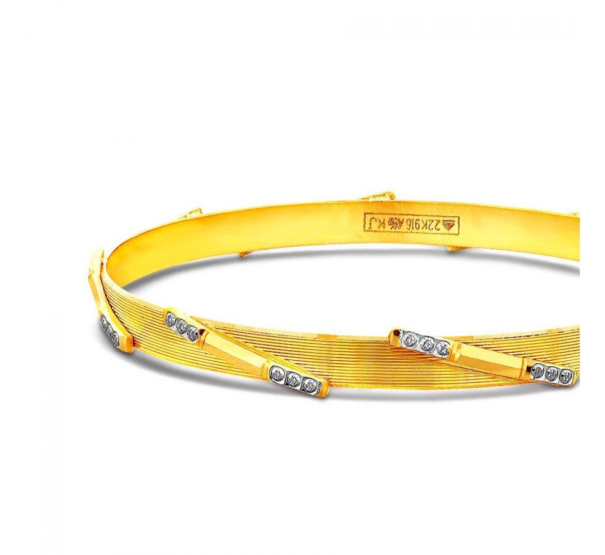 Ornate Gargi Gold Bangles