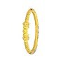 Stately Aurora Gold Bangles