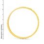 Accentuated Gold Bangles