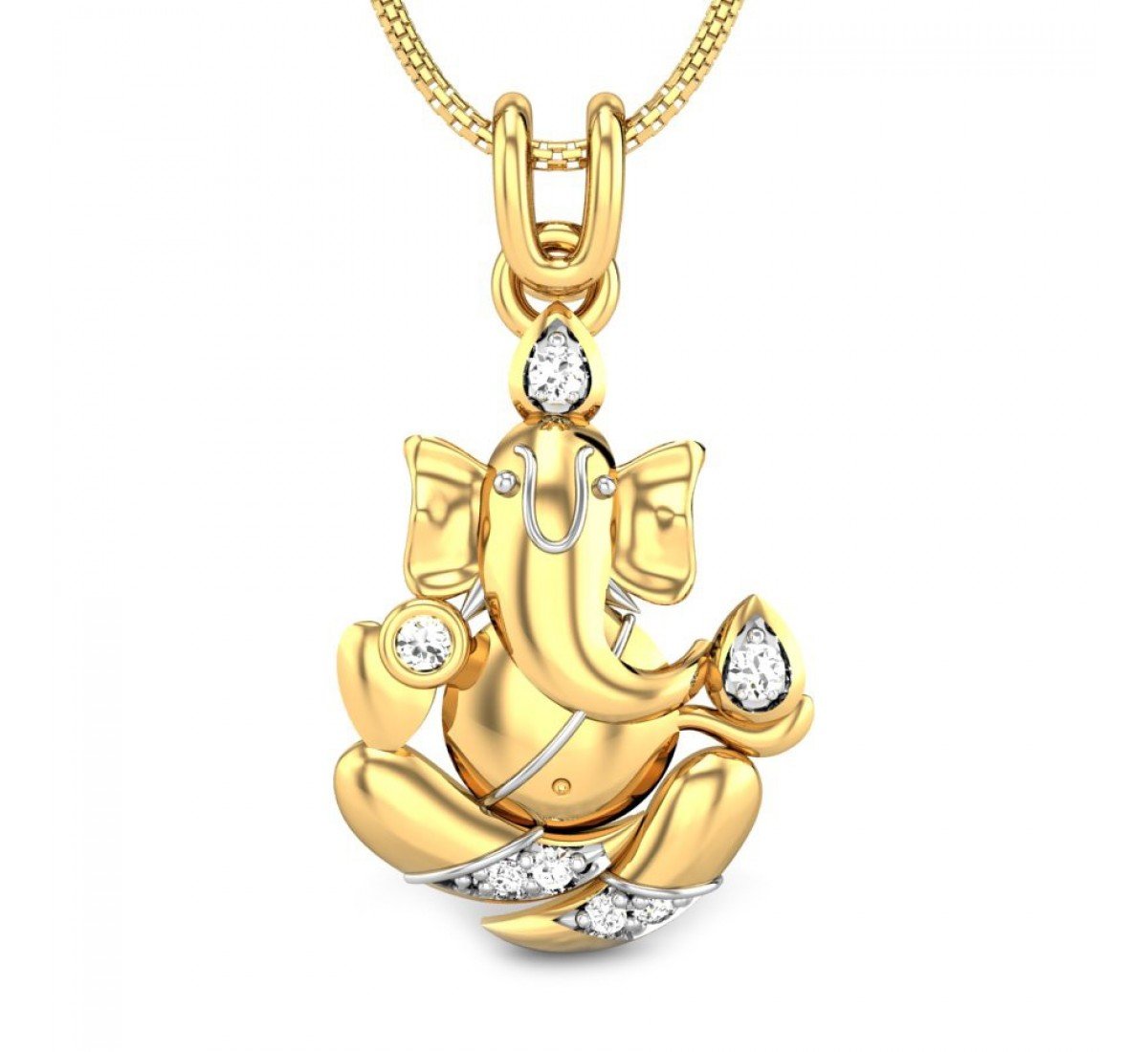 Balganpati Diamond Pendant