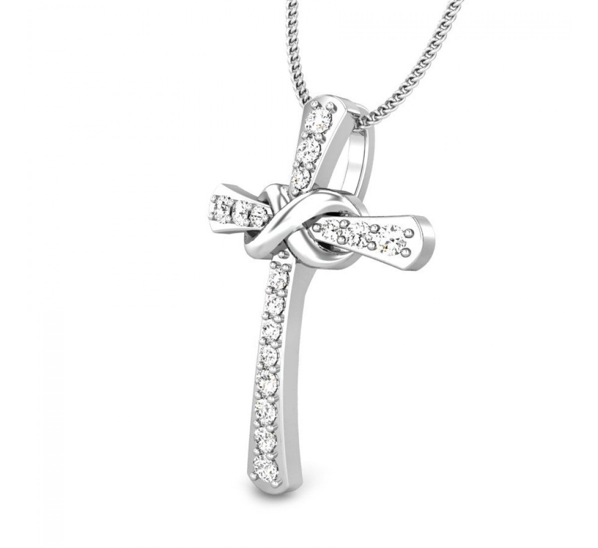 Jacinta Lysa Cross Diamond Pendant