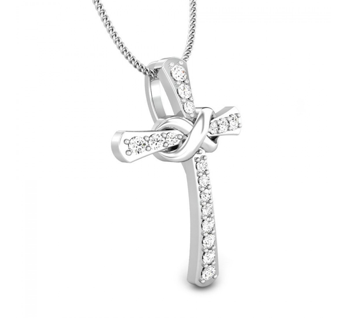 Jacinta Lysa Cross Diamond Pendant