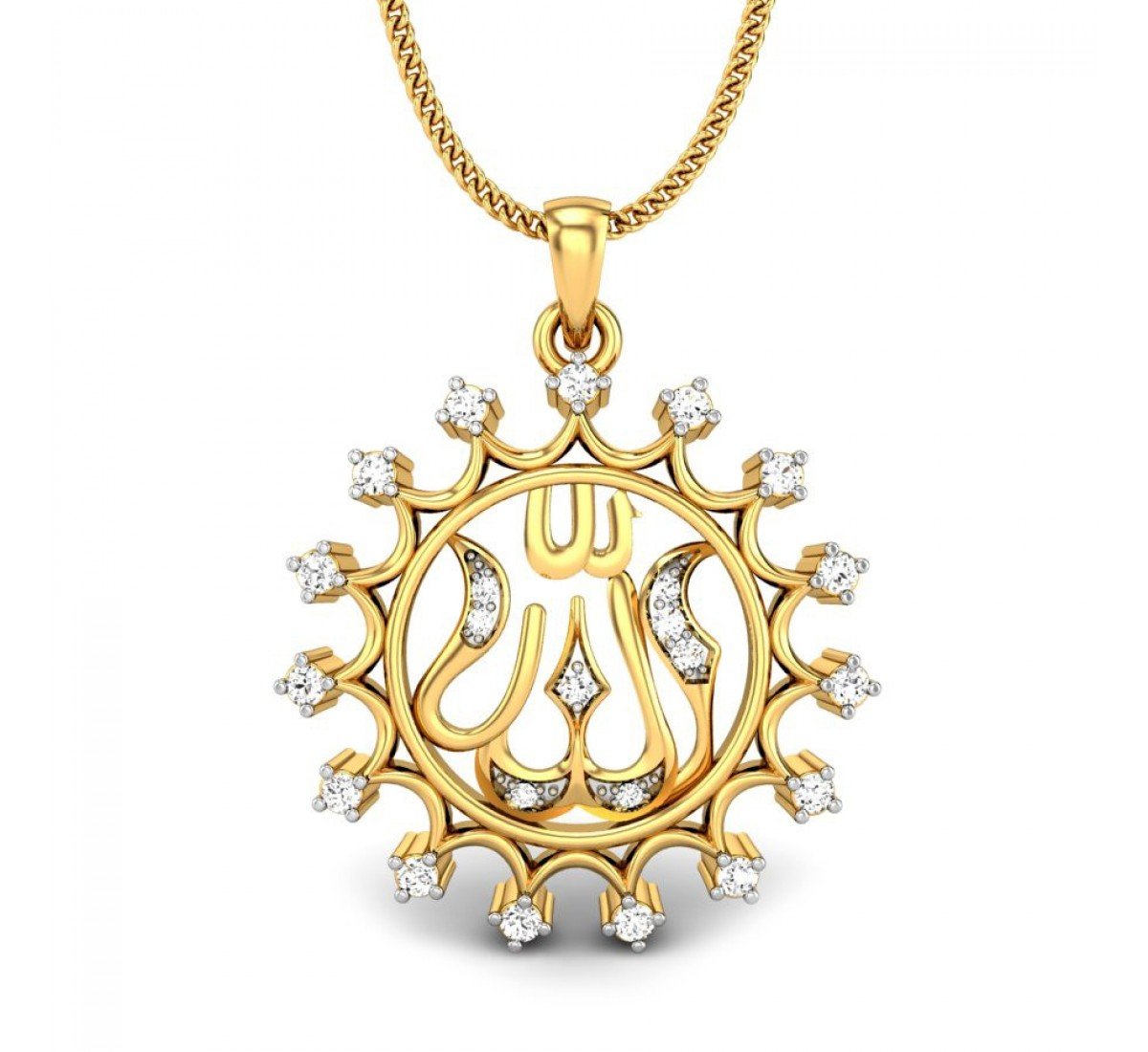 Islam Diamond Pendant