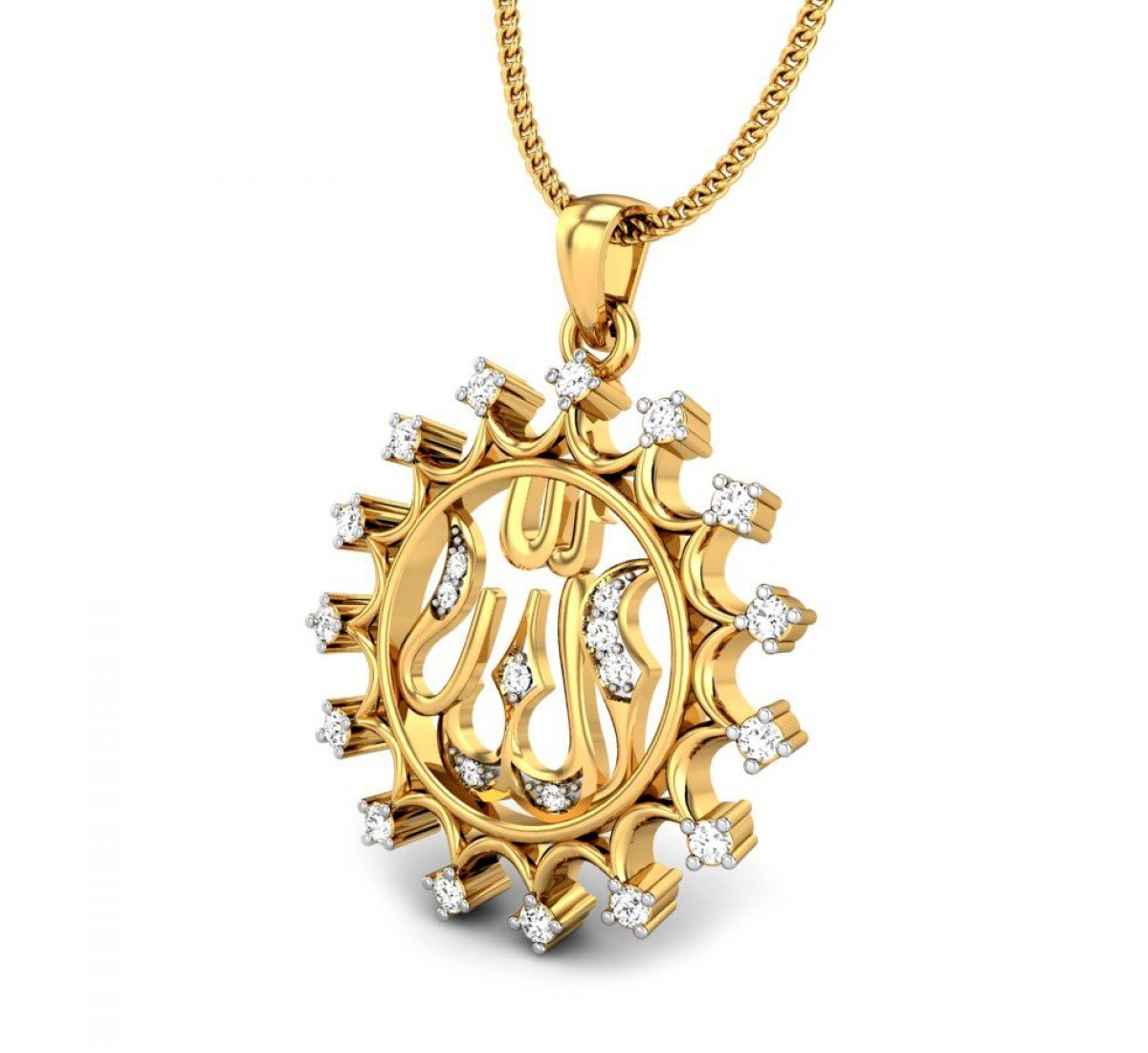 Islam Diamond Pendant