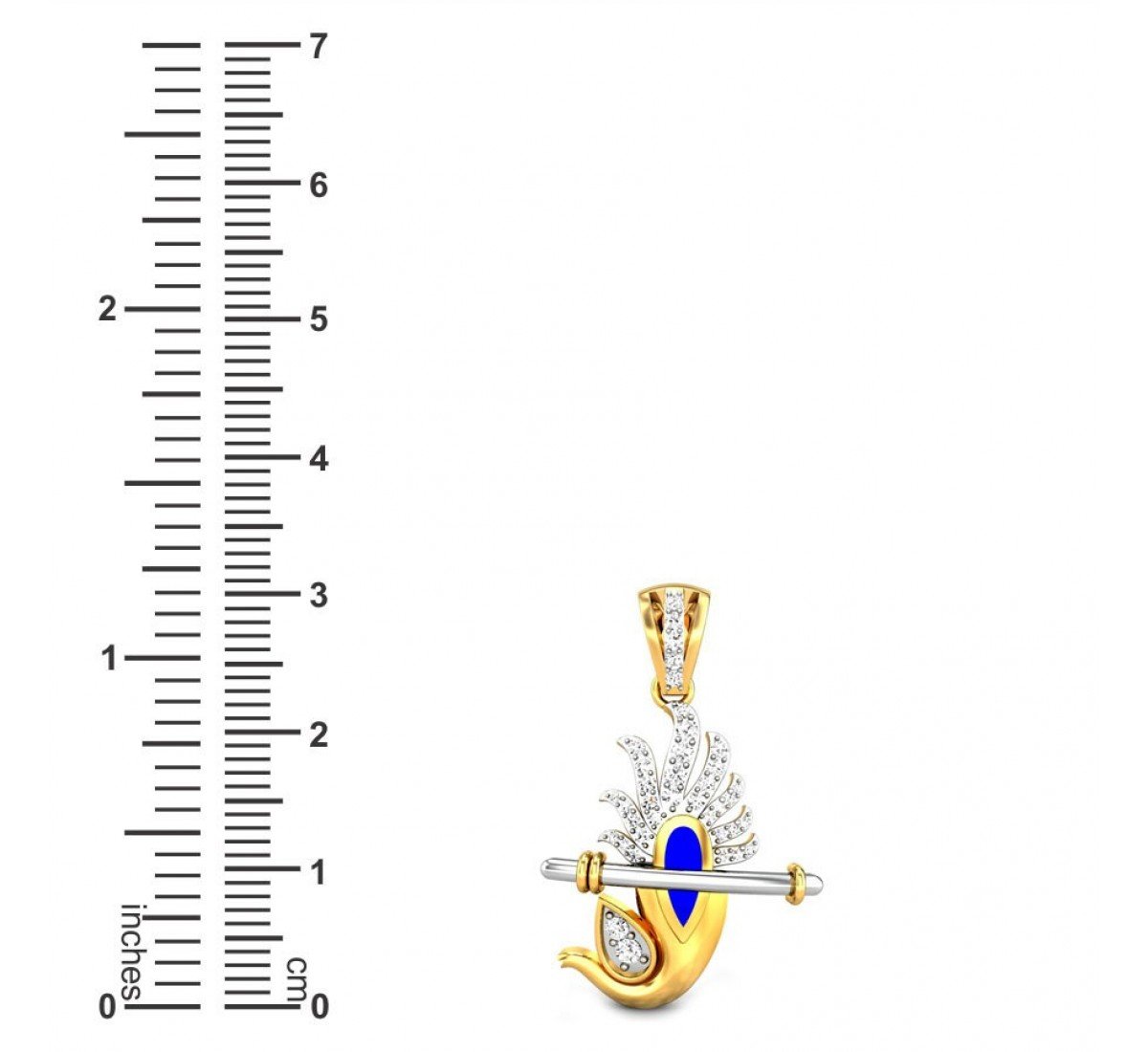 Dwemaatur Ganpati Diamond Pendant