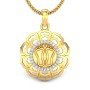 Lakshmi divine footprints Diamond Pendant