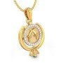 Radiance Khanda Diamond Pendant