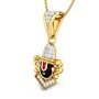 Diamond Vishnu Krupa Diamond Pendant