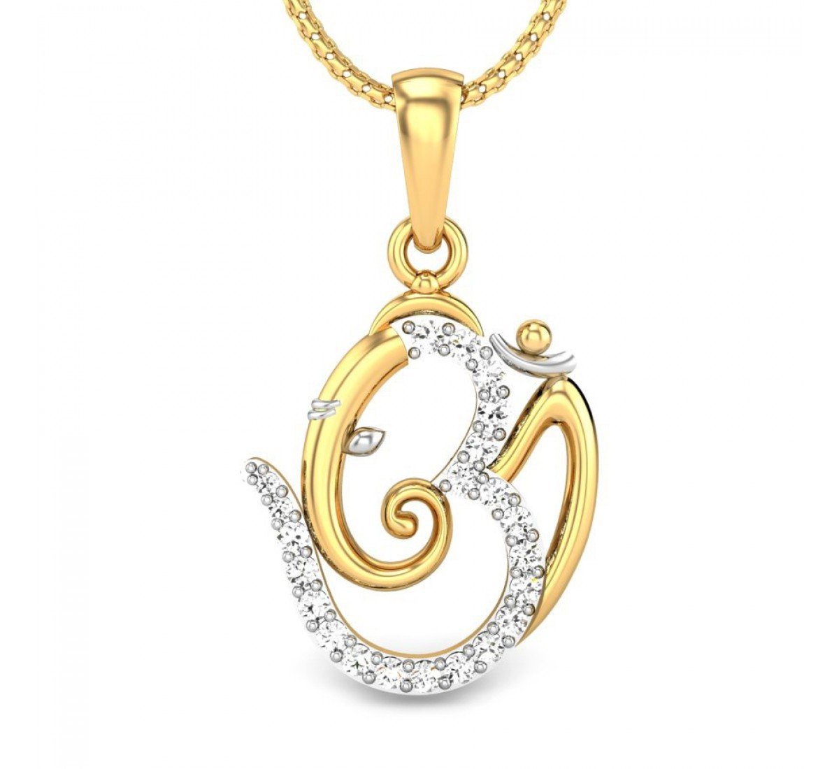 Divine Om Diamond Pendant