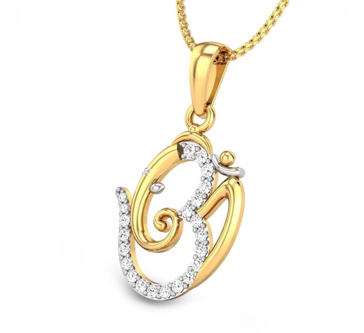 Divine Om Diamond Pendant