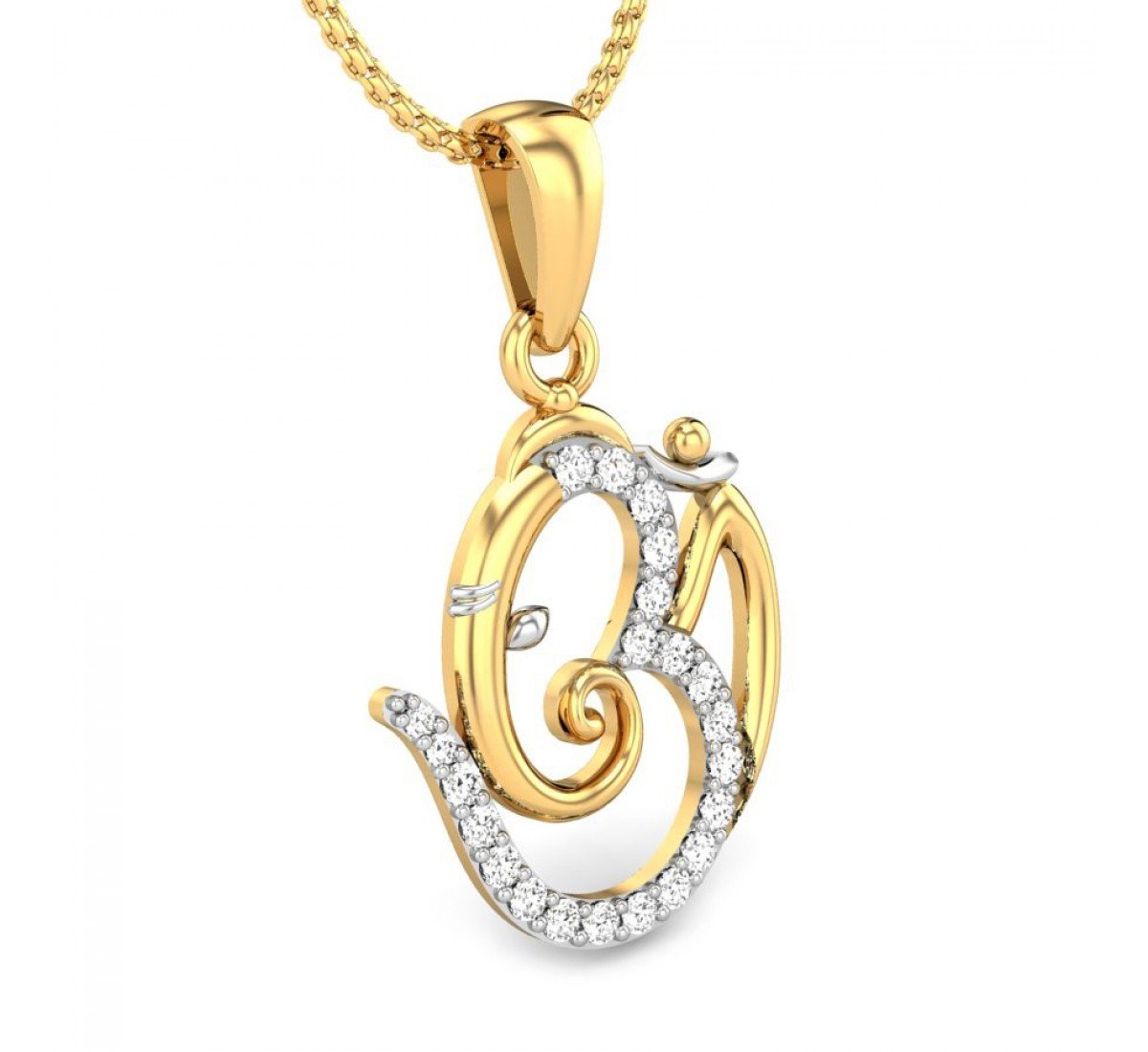 Divine Om Diamond Pendant