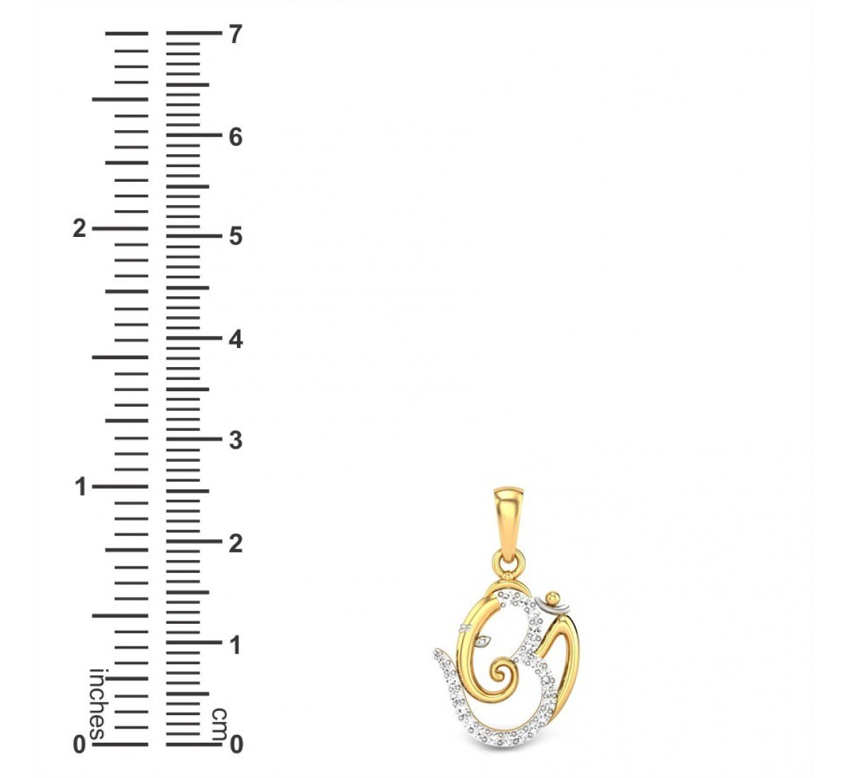 Divine Om Diamond Pendant