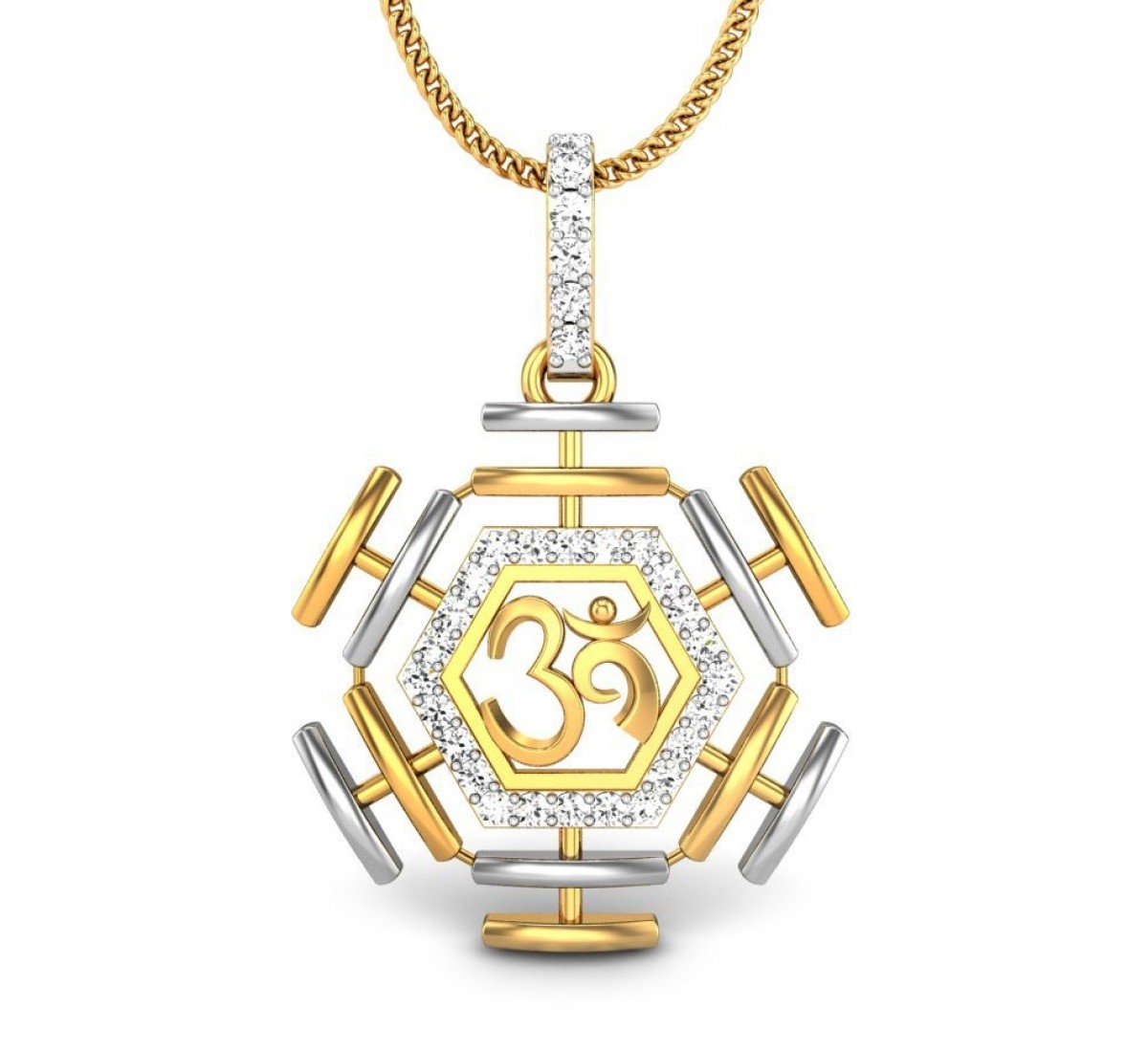 Omkara Essence Diamond Pendant